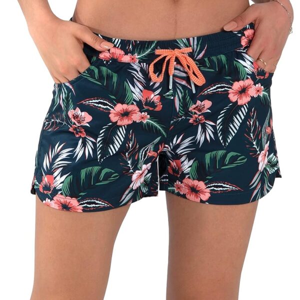 Actleis Womens Swim Shorts UPF50+ Board Shorts Quick Dry Beach Shorts Drawstring Sports Summer Bottom