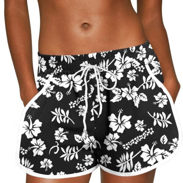 For G and PL Women Summer Floral Beach Boardshorts with Pockets Swim Trunks