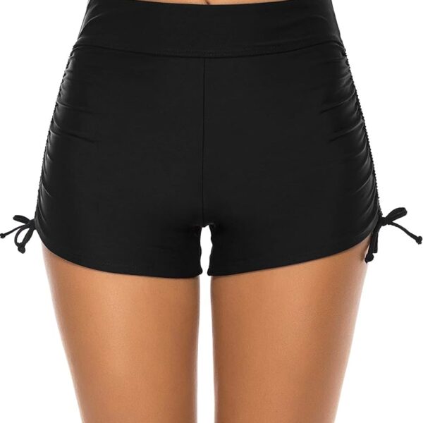 Women's Swim Shorts High Waisted Bathing Suit Bottoms Swimsuit Boy Shorts Swimwear Bikini Board Shorts